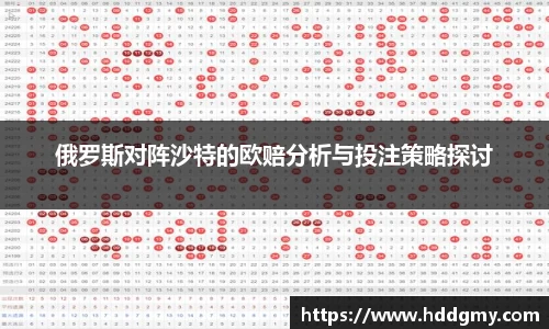 俄罗斯对阵沙特的欧赔分析与投注策略探讨